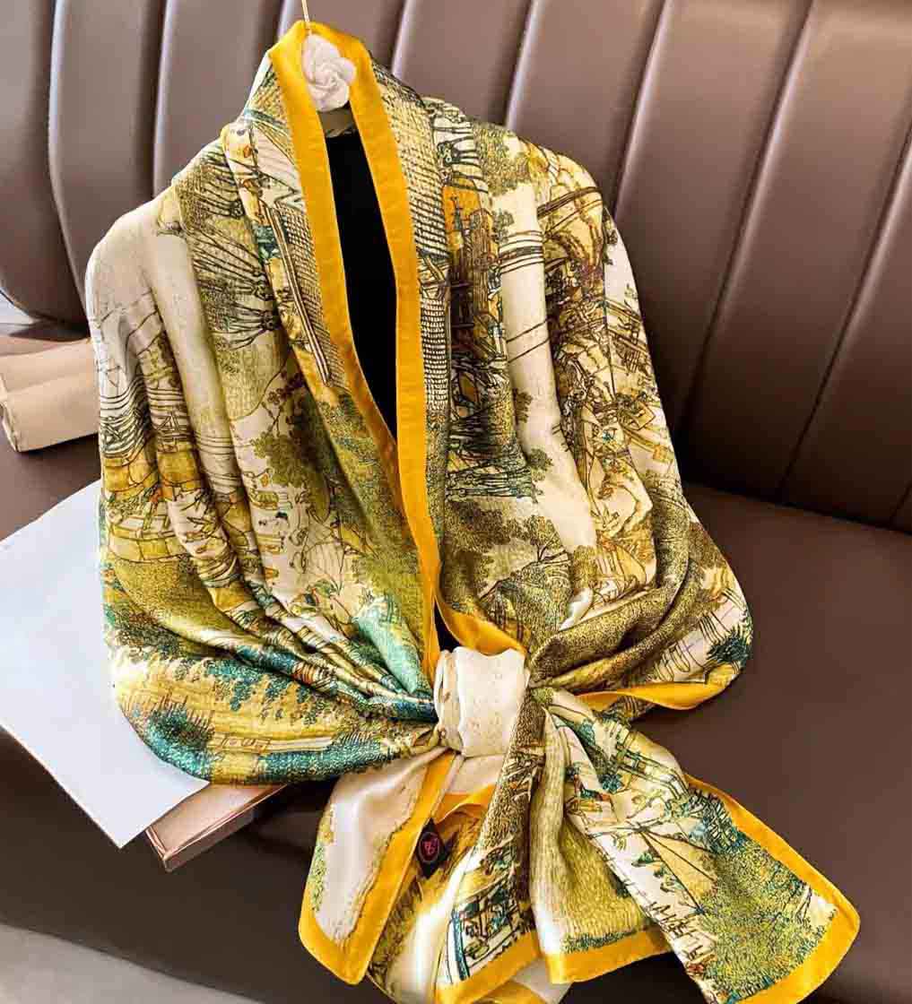 xyueanlo SR-057 Satin Royale Scarf - View 1