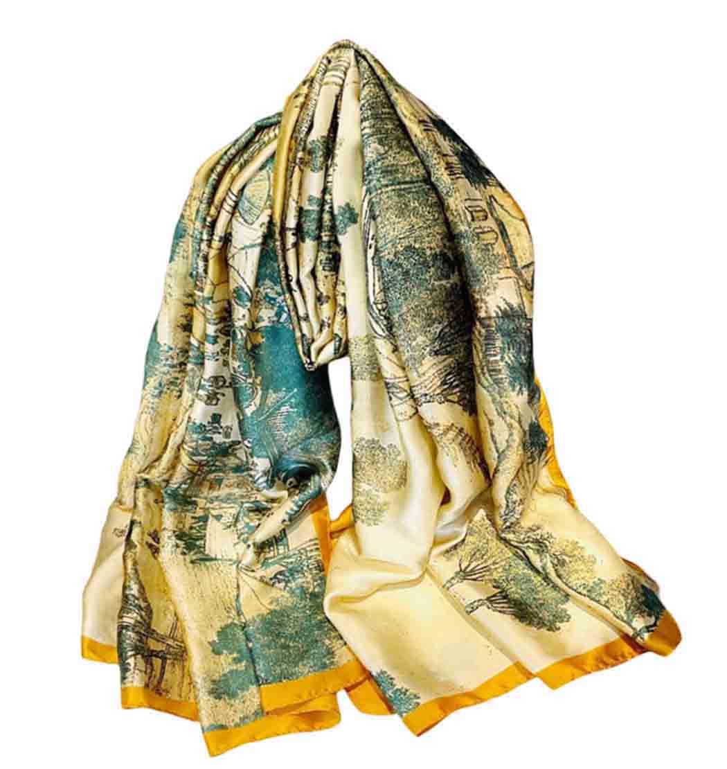 xyueanlo SR-058 Satin Royale Scarf - View 1