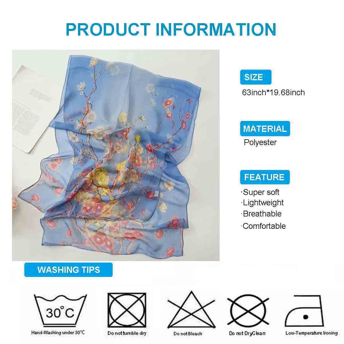 xyueanlo VC-028 Velvet Crown Scarf - View 1